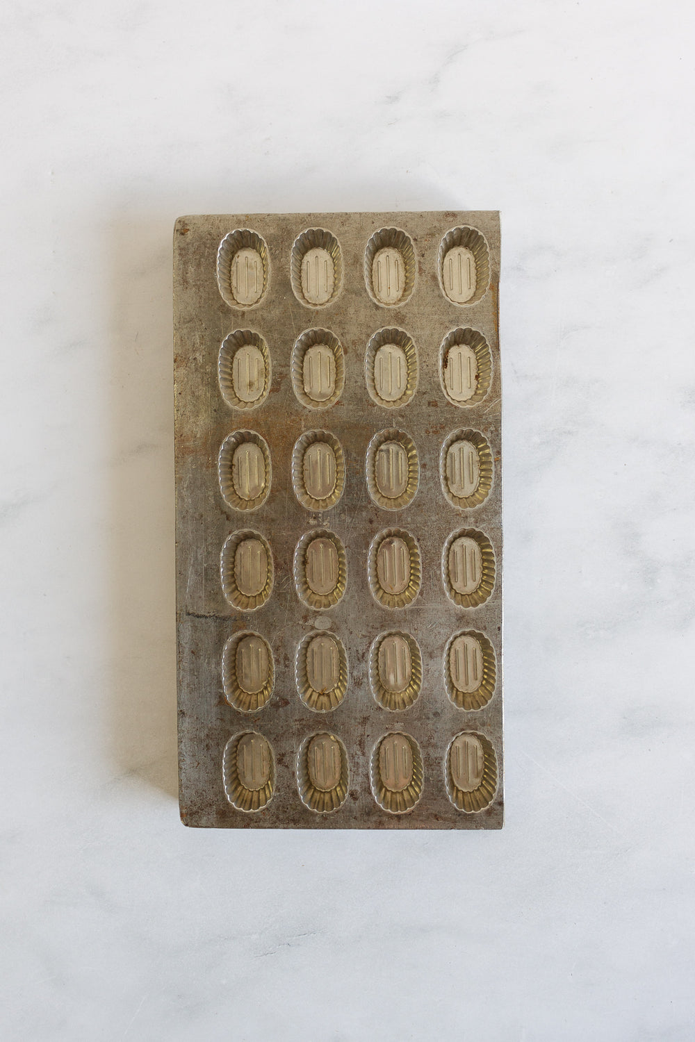 turn of the century Italian stamped cast iron chocolate mould