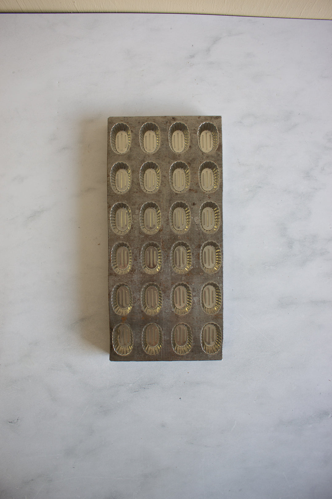 turn of the century Italian stamped cast iron chocolate mould