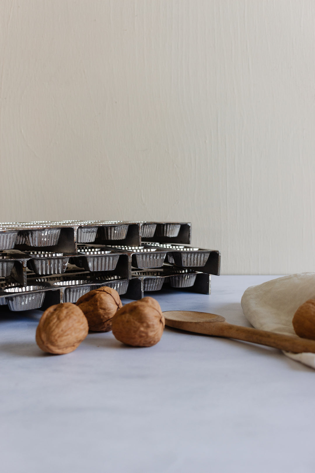 turn of the century Italian stamped cast iron chocolate mould