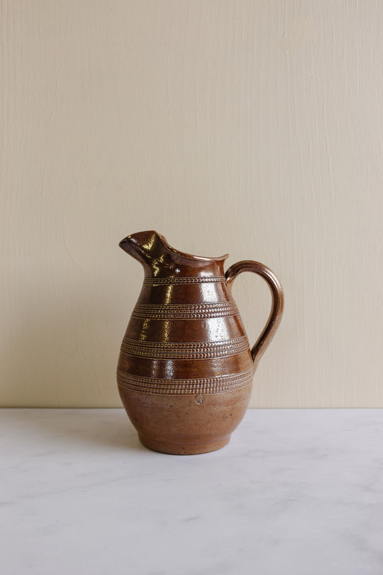 vintage french stoneware pitcher collection