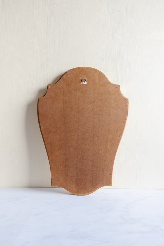 vintage french baroque style gilt wood mirror