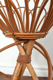 mid century french bamboo footed planter i