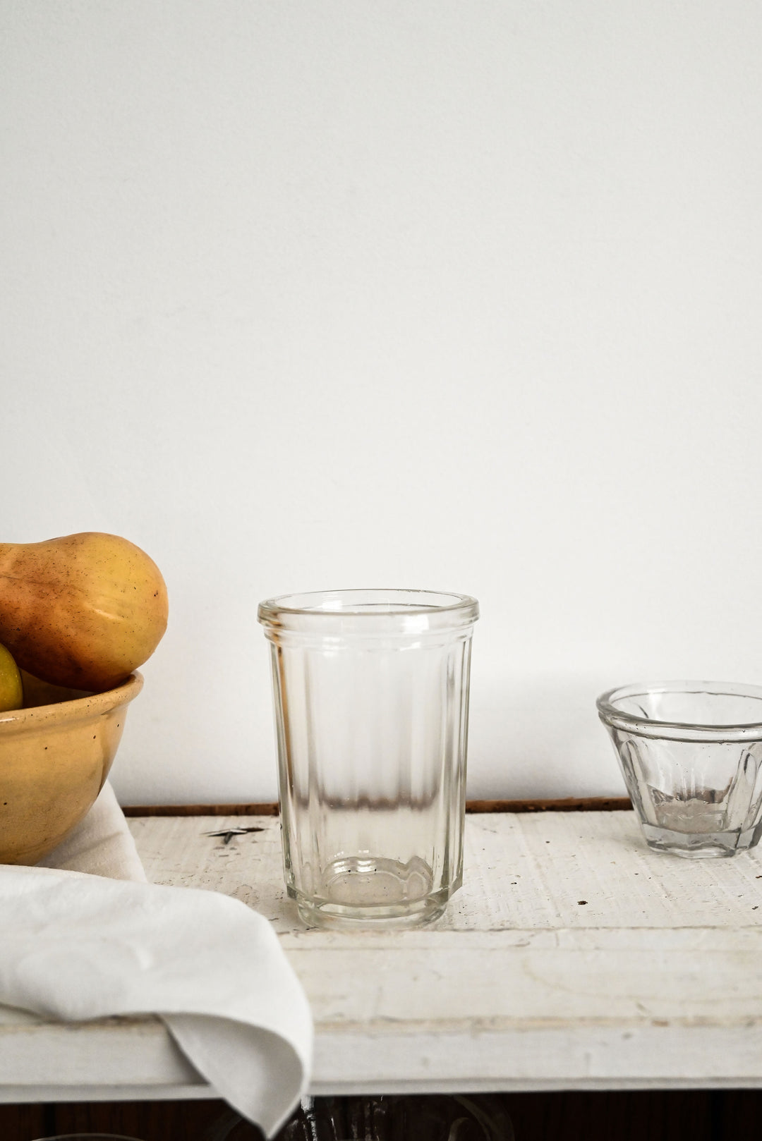 vintage and 19th century French jam jars