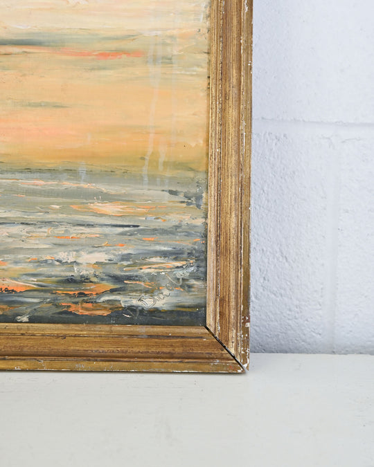 coucher de soleil orange