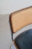 vintage caned seat cesca style chairs