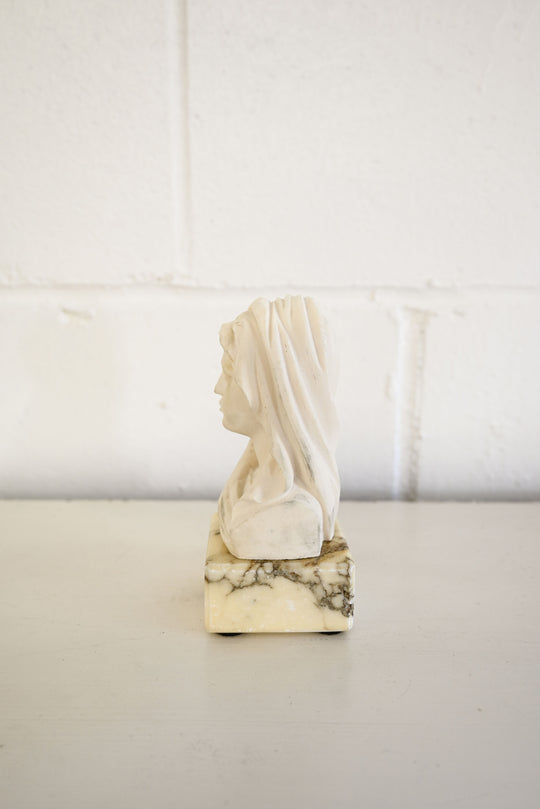 vintage italian alabaster busts