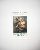 vintage "fleurs de Lyon" exhibit poster