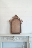 antique french ornamented gold mirror