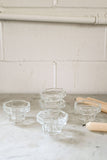 vintage french luminarc candle holders, set of 5