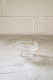 vintage french luminarc candle holders, set of 5