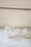 vintage french luminarc candle holders, set of 5