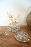 set of 4 antique french flower frogs