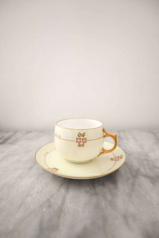 antique limoges art deco tea set