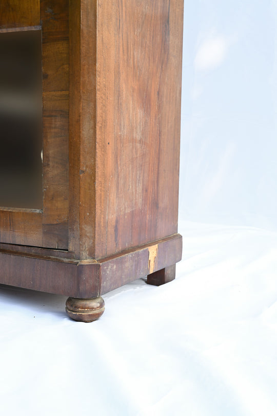1800s arched french walnut armoire