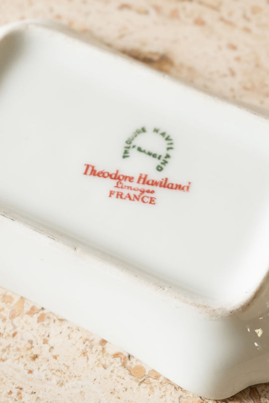 vintage french porcelain advertising ashtray, “piper-heidsieck champagne”