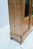 1850s french double door oak armoire