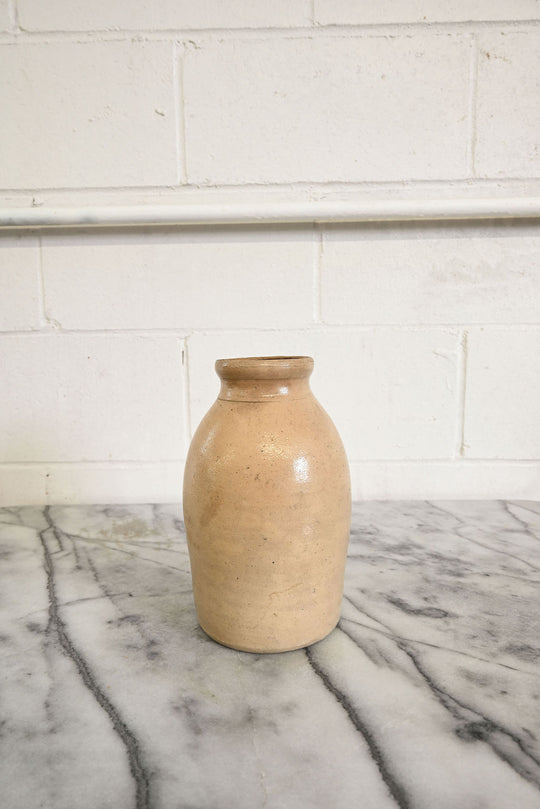 vintage french stoneware vase