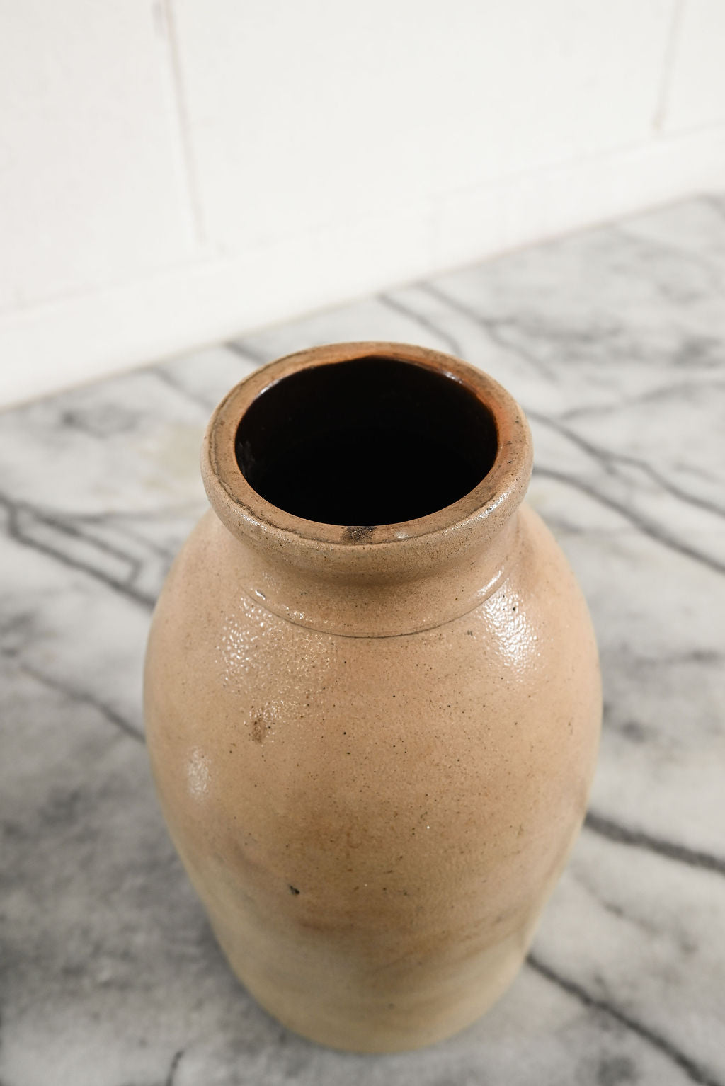 vintage french stoneware vase