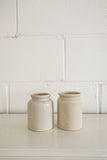 vintage french slender mustard pot