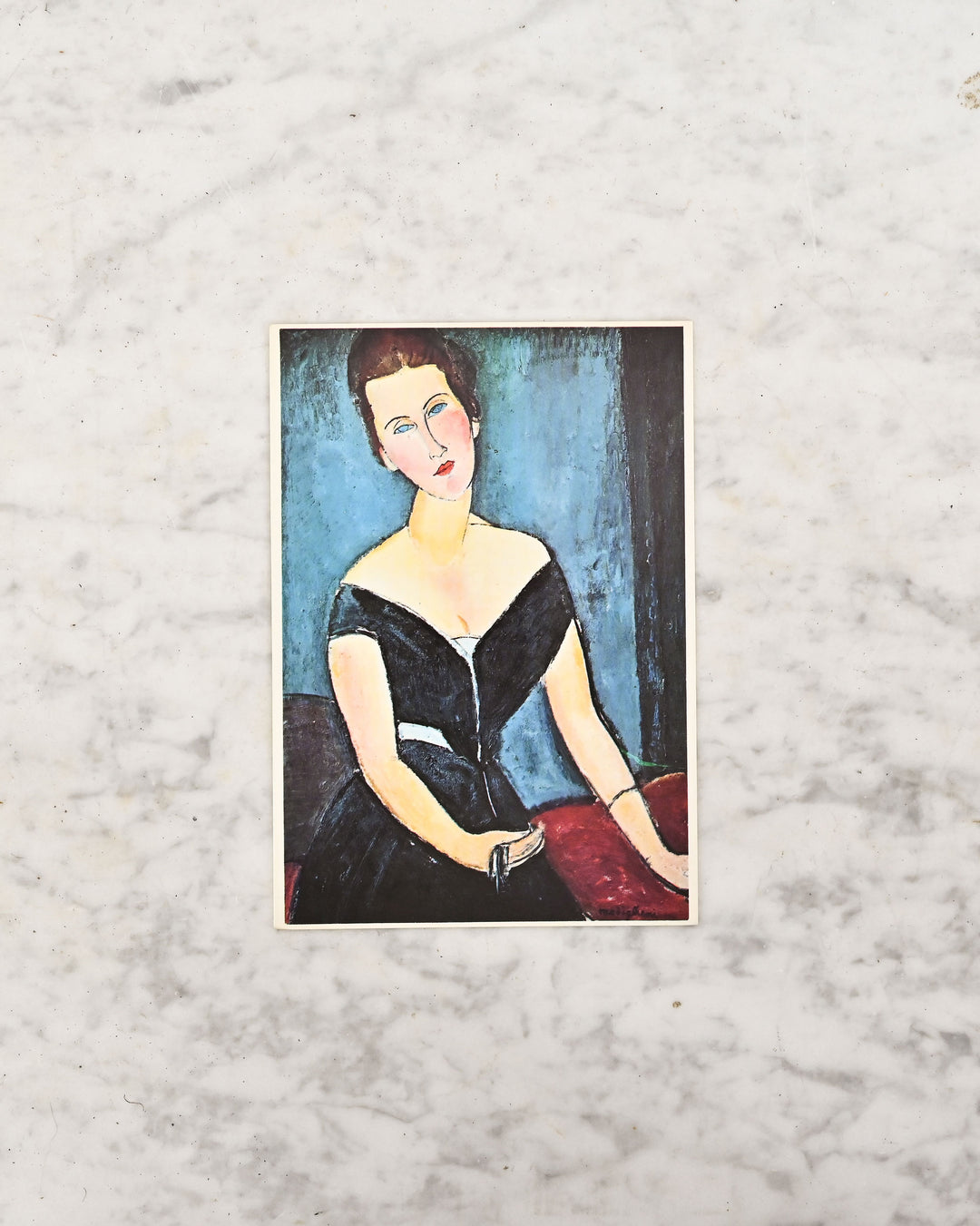 vintage french modigliani postcards