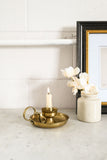 vintage french brass chamberstick