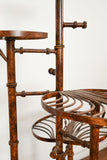 vintage "leaves" plant stand