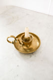 vintage french brass chamberstick