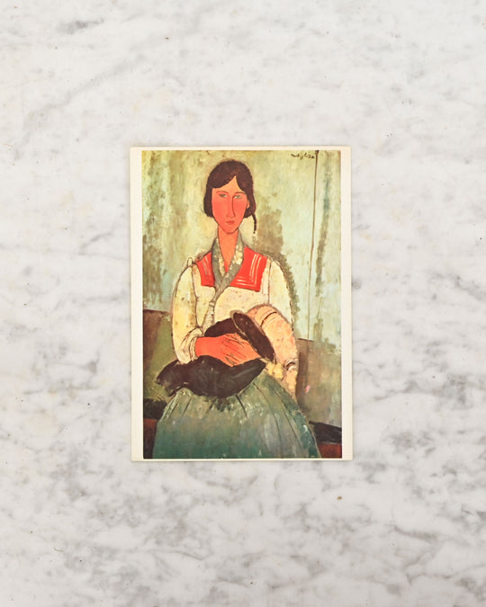 vintage french modigliani postcards