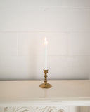 vintage french brass candleholder i