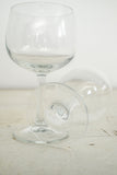 set of vintage french wine glasses