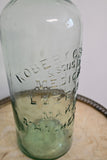 antique robert gibson and sons lozenge maker apothecary glass bottle