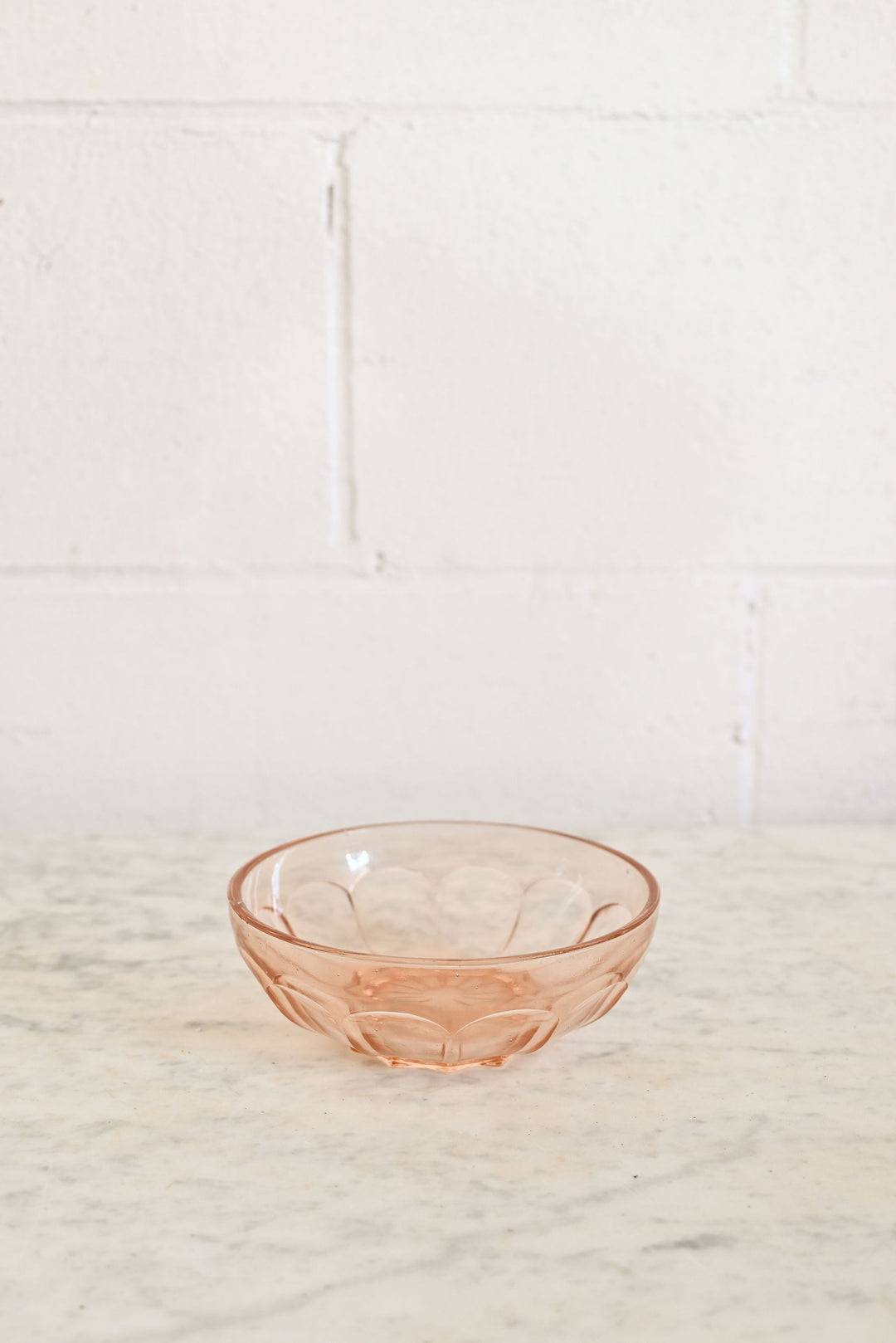 vintage french pink bowl i