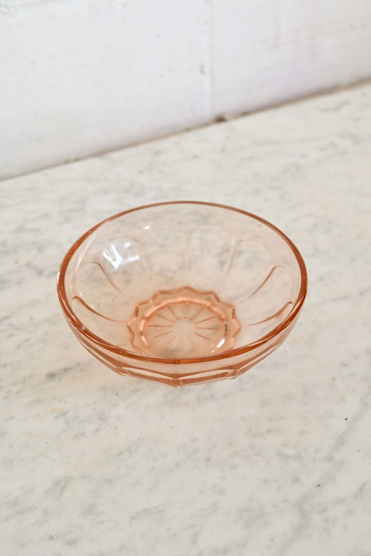 vintage french pink bowl i