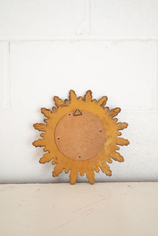Midcentury french gilt sunburst mirror