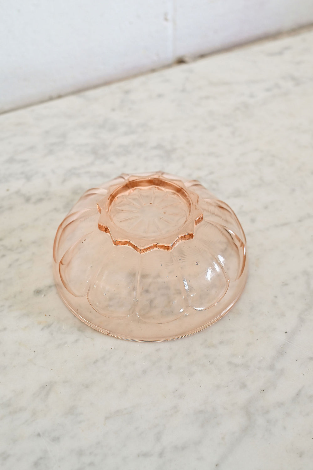 vintage french pink bowl i