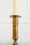 vintage french brass candlesticks