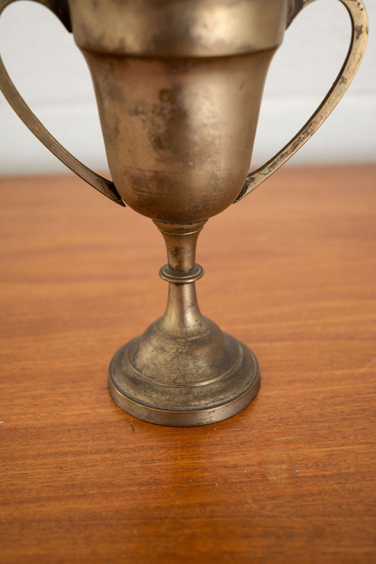 vintage french silver plate petite trophy