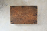 Antique french hand painted wood serving tray