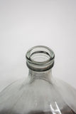 vintage demijohn bottle, clear