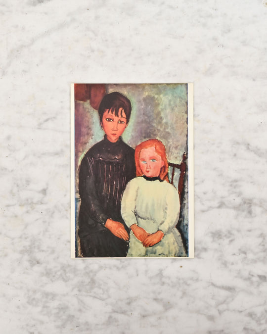 vintage french modigliani postcards