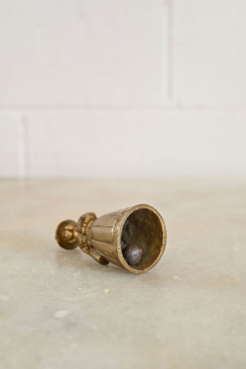 vintage french pilgrim brass "lady bell"