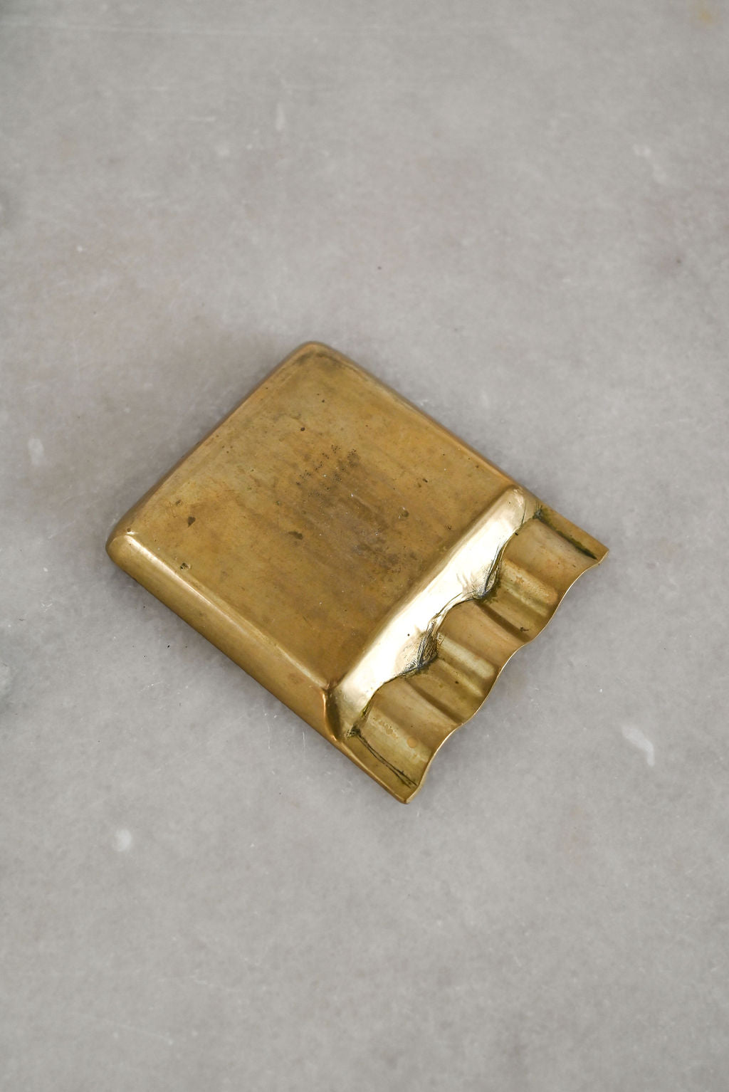 vintage french brass "cendrier"