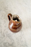 vintage french petite stoneware pitcher