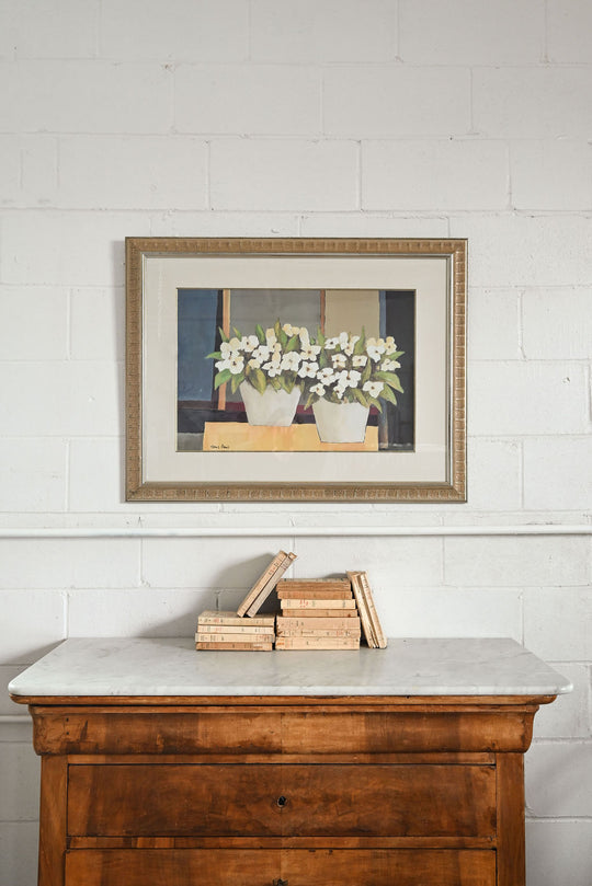 deux pots de fleurs by hans paus