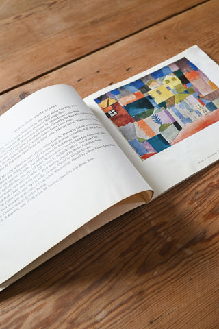 vintage art book by paul klee