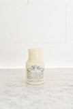 vintage milk glass "dijon grey-poupon" jar