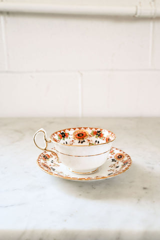 royal stafford vintage tea cup and saucer
