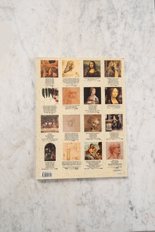 vintage art book “L’Essenziale Leonardo DaVinci”