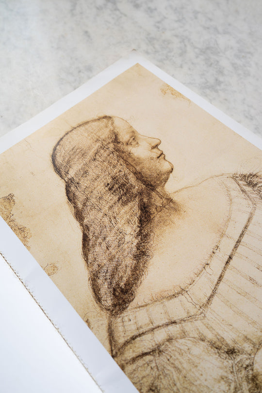 vintage art book “L’Essenziale Leonardo DaVinci”