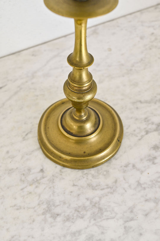 vintage french tall brass candlestick